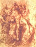 Michelangelo Buonarroti, Study for a Deposition
